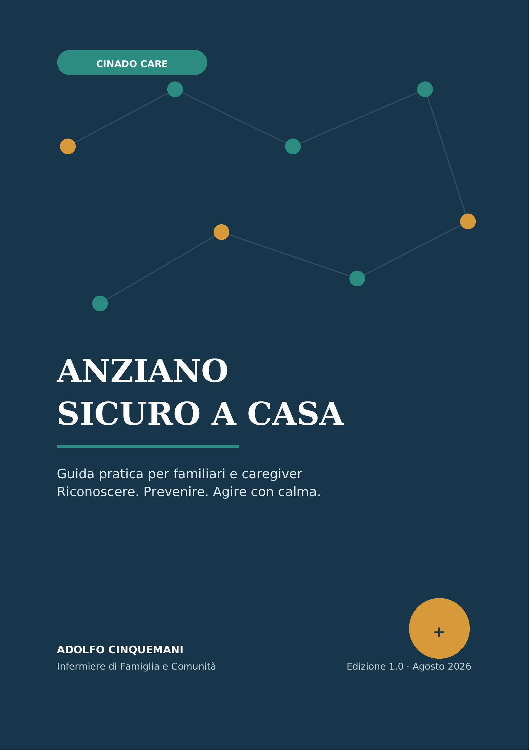 anziano sicuro a casa copertina